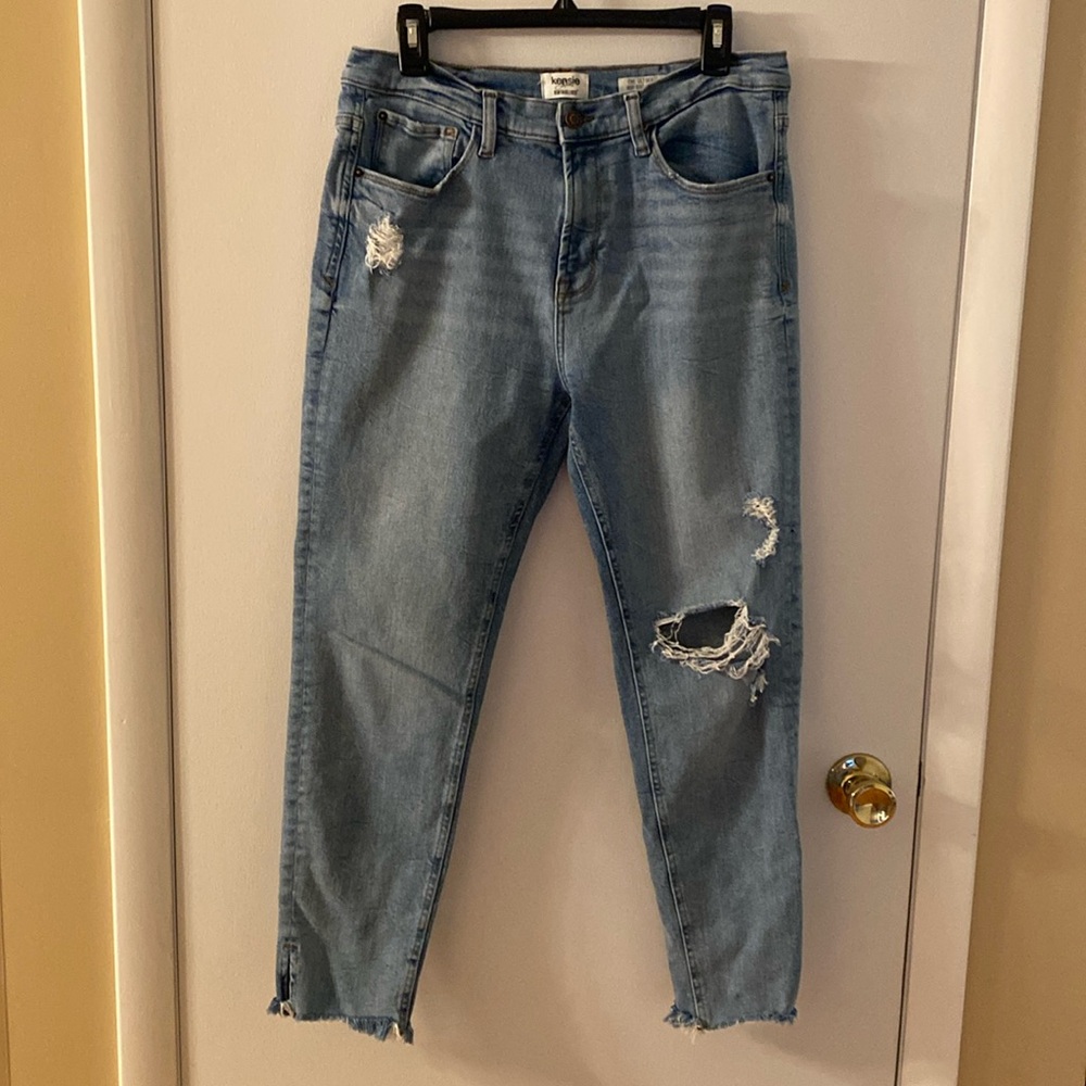 Vintage Luxe Kensie Jeans High Rise Skinny Light Wash 12/31